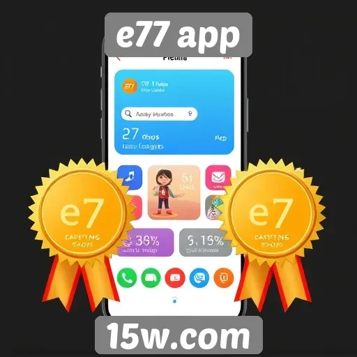Interface do e77 app é elogiada por sua usabilidade