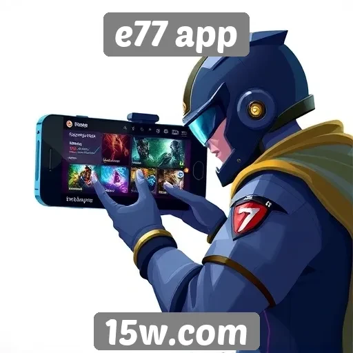 Recursos exclusivos do e77 app para jogadores